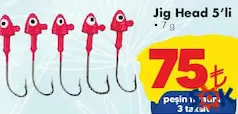 MOUNTY JİG HEAD 5'Lİ indirimli fiyat MOUNTY JİG HEAD 5'Lİ fiyat ve kampanya bilgisi